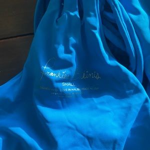 Frankie’s bikini top blue, size small